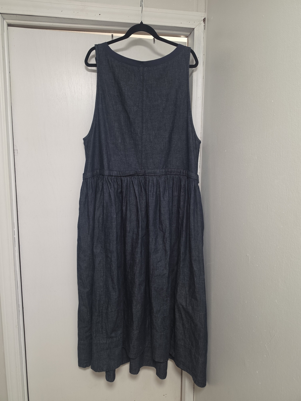 Free People Soraya Denim Dress Sz XL - Picture 4 of 11
